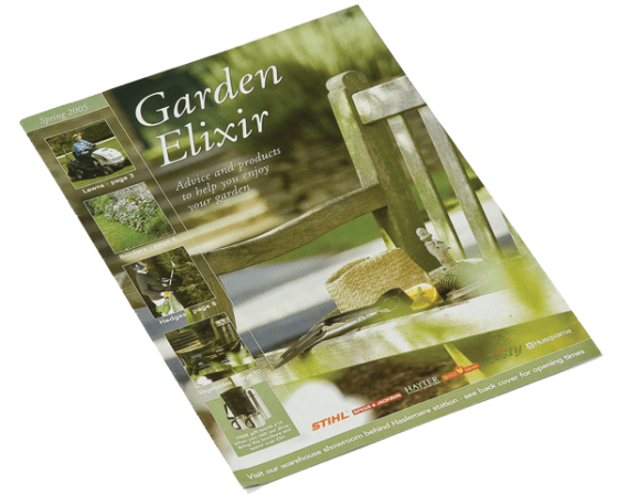 Garden Elixir catalogue design